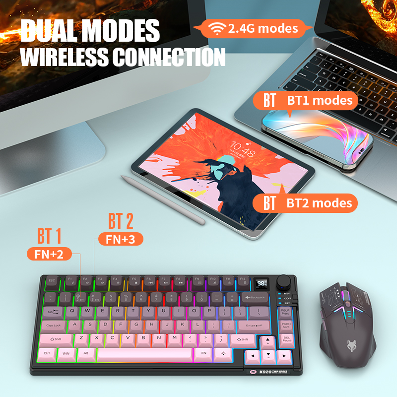 2.4G Dual-Mode Bluetooth Wirel - đánh giá và giá Gaming Keyboard And Mouse For Xbox