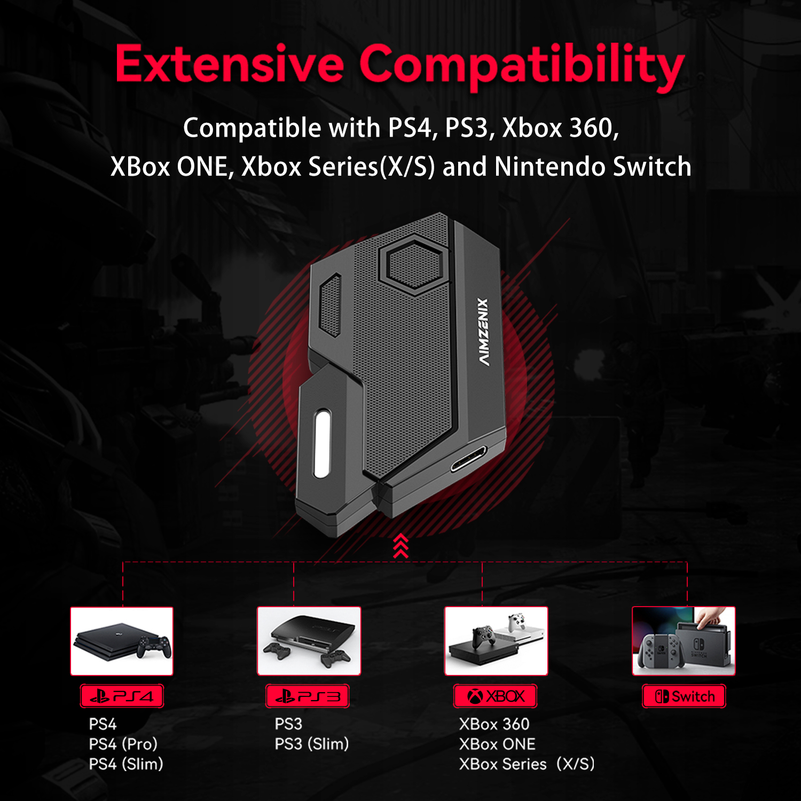 Console Games Converter Mobila - đánh giá và giá Gaming Keyboard And Mouse For Xbox