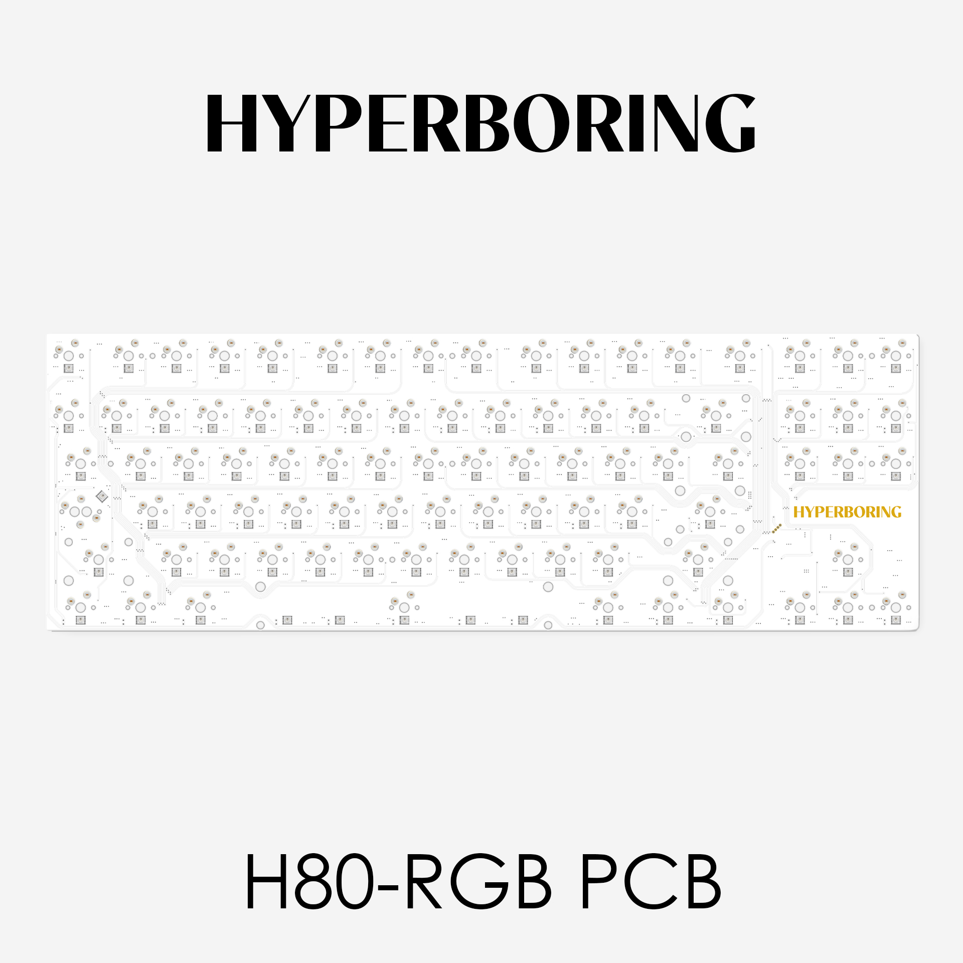 H80 RGB Hotswap PCB for TKL 87 - đánh giá và giá Hot Swap Pcb