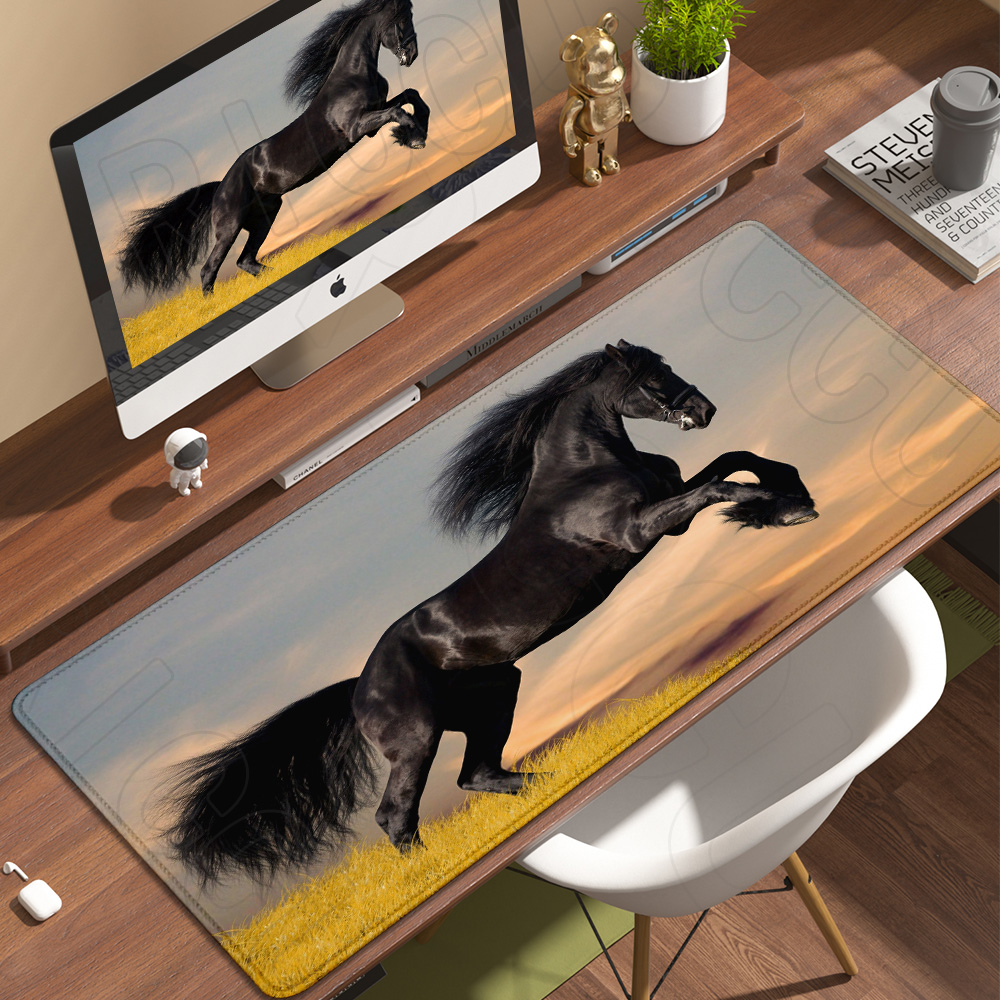 HD print Cool horse Art Design - đánh giá và giá Gaming Keyboard Typewriter