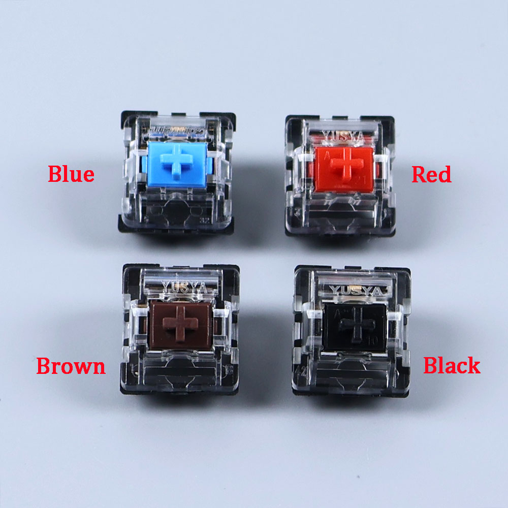 2Pin Clicky Linear Tactile Sil - đánh giá và giá Gaming Keyboard Blue Switches