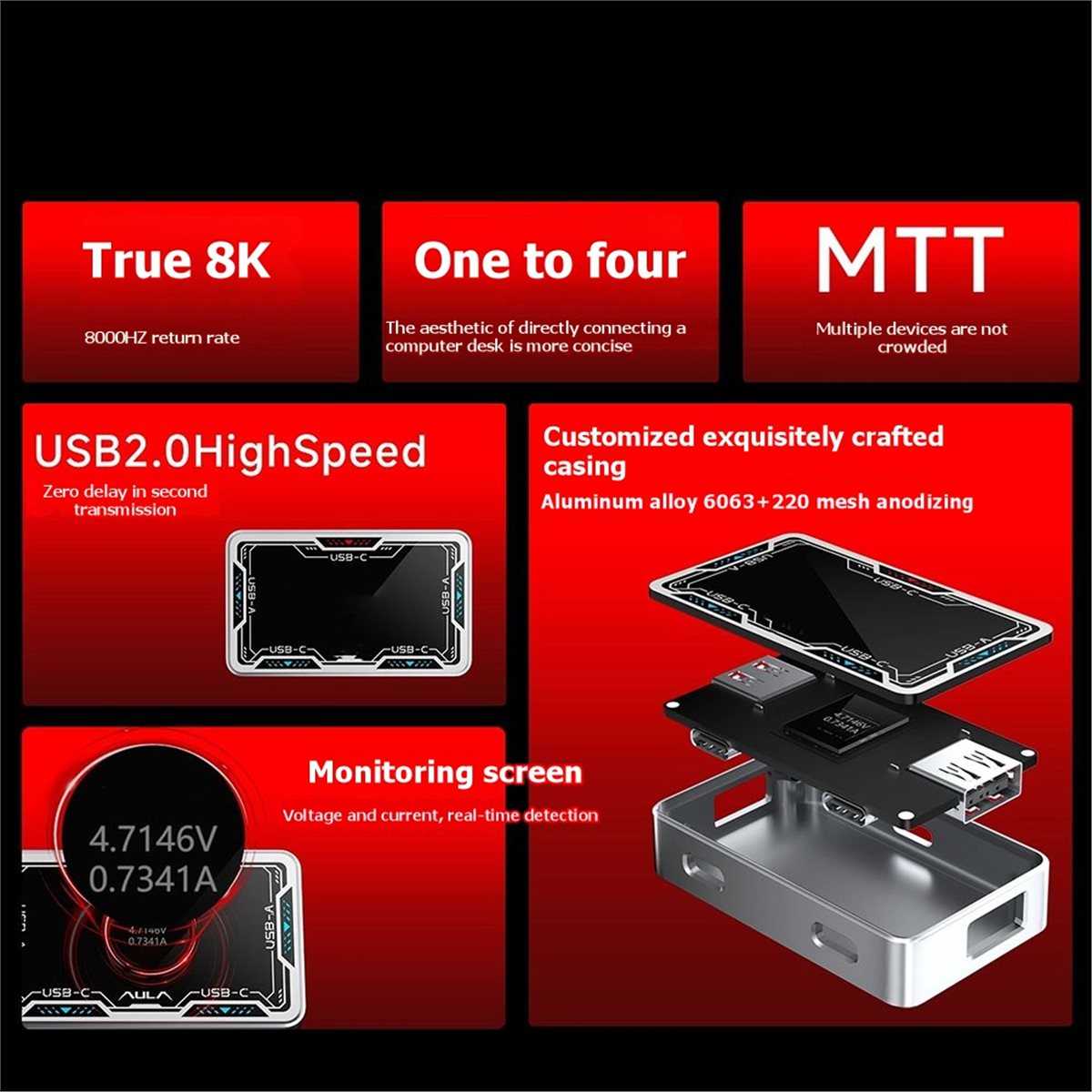 ■★New Arrival Fashion  Gaming  - đánh giá và giá Gaming Keyboard Splitter