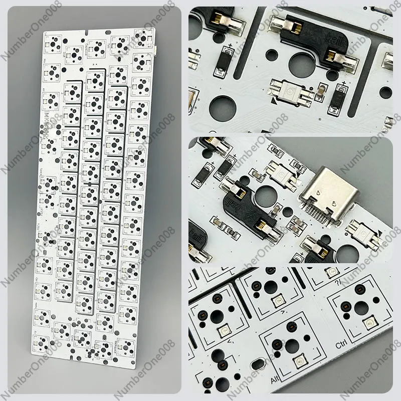 PCB Custom GH60 61 Key Mechani - đánh giá và giá Hot Swap Pcb