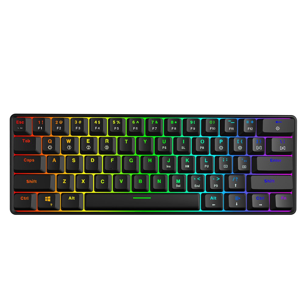 SKYLOONG GK61 Mini Xách Tay 60 - đánh giá và giá Gaming Keyboard Blue Switches