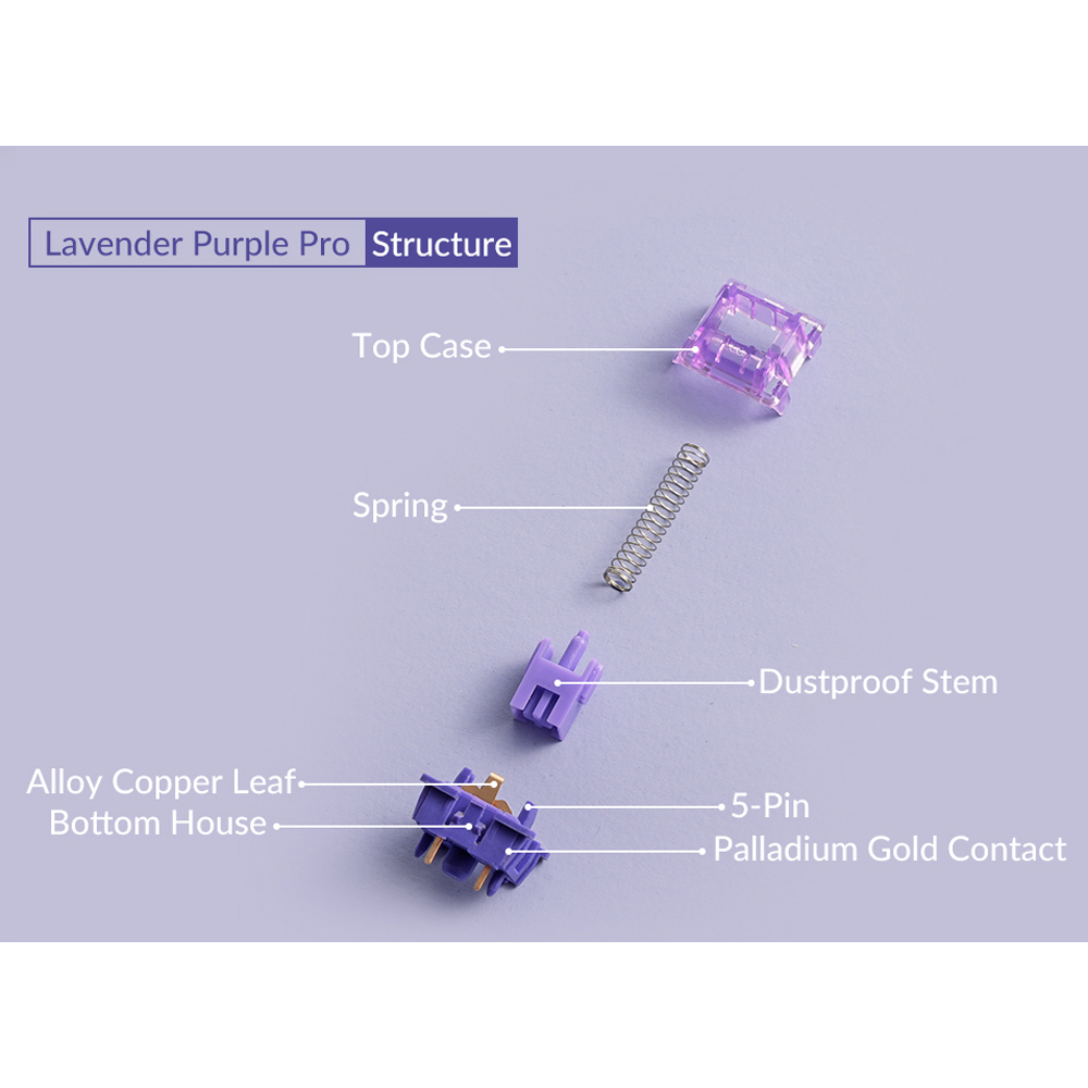 Akko V3 Pro Lavender Purple Sw - đánh giá và giá Switch Opener Tool