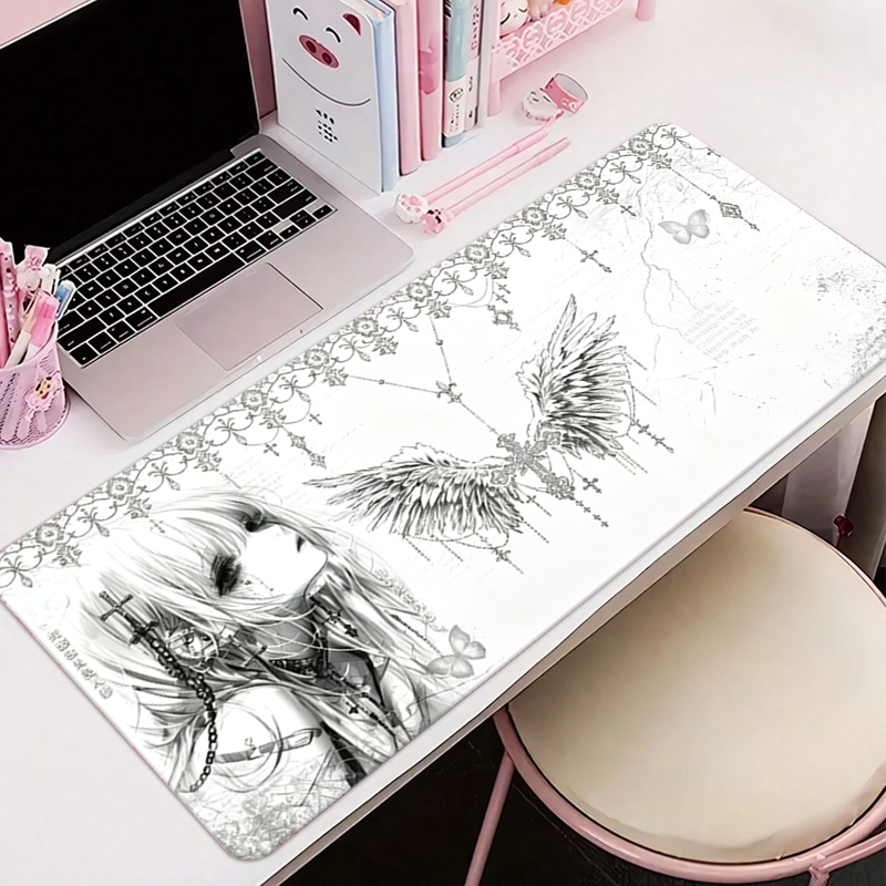 Leather Mousepad Black White A - đánh giá và giá Gaming Keyboard And Mouse