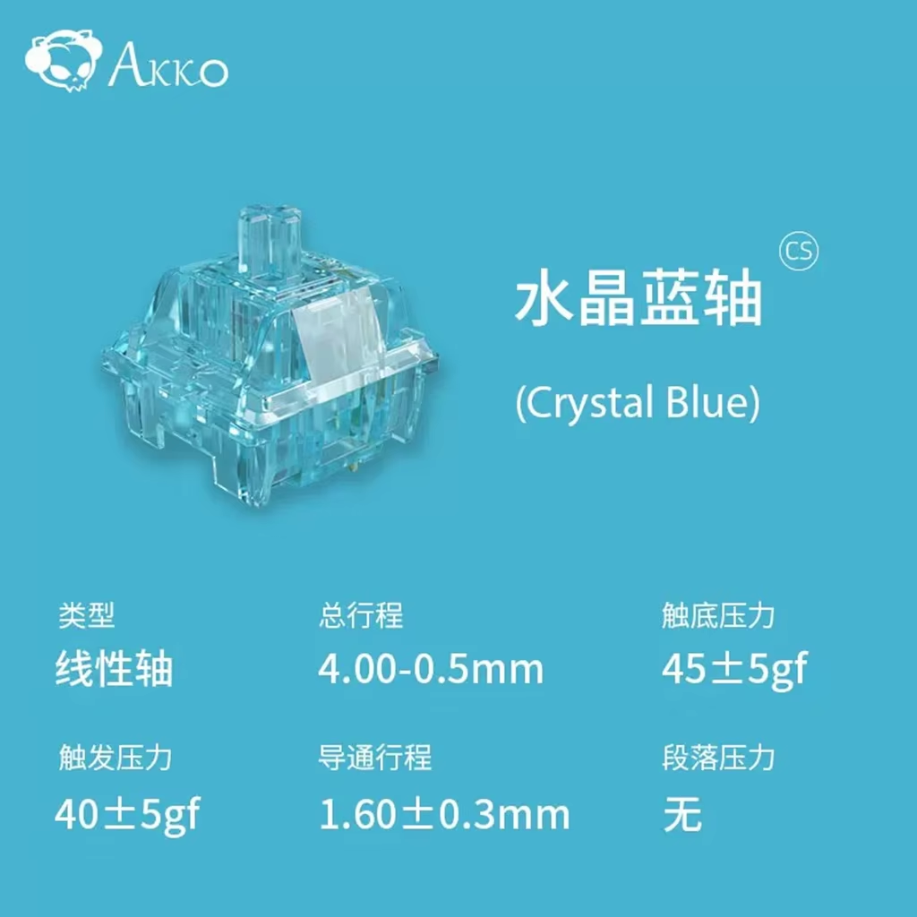 Akko Crystal V3 Switch Wine Re - đánh giá và giá Gaming Keyboard Blue Switches