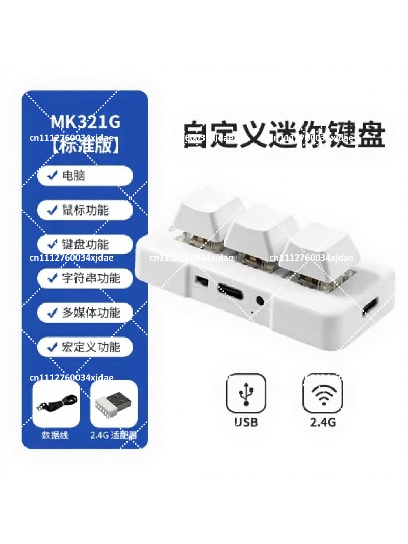 3-Key USB BT Dual-Mode Mechani - đánh giá và giá Gaming Keyboard Blue Switches